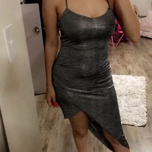 BCBGeneration Silver Side skit Dress.